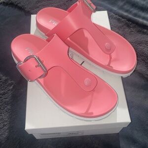 Prada Begonia Buckle Sandal eu sz 39 us 9